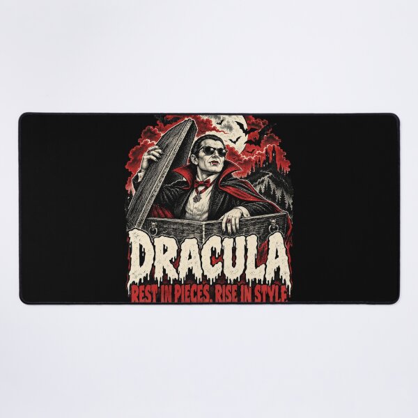 Item preview, Dracula Rest In Pieces Rise Style designed and sold by CerealBoxInk.