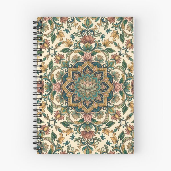 Item preview, Bohemian Teal and Gold Lotus Bloom Art designed and sold by adlkh.
