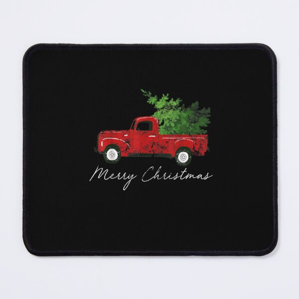 Item preview, Merry Christmas Vintage Red Truck Christmas Tree designed and sold by BuncoHearas.