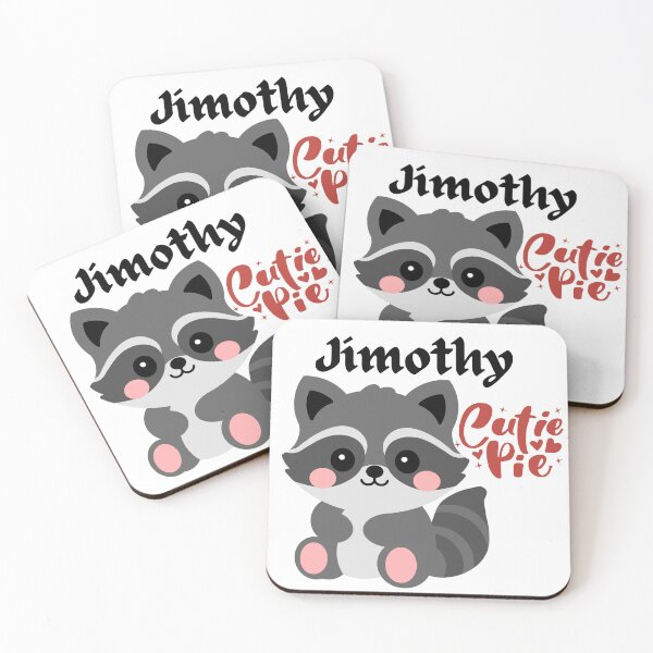 Item preview, Jimothy Cutie Pie Raccoon – Cute Kawaii Woodland Animal designed and sold by AaryaGraphics.