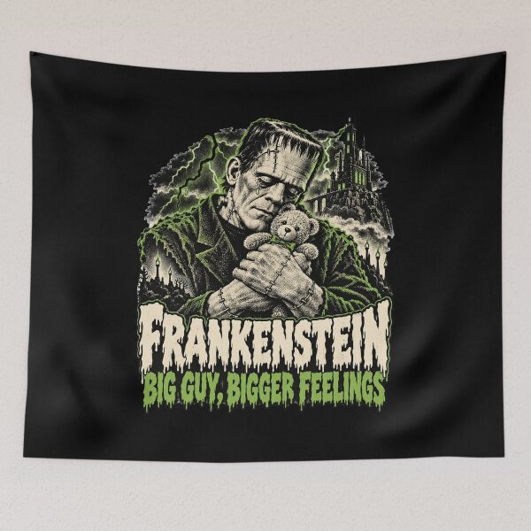 Item preview, Frankenstein Big Guy Bigger Feelings designed and sold by CerealBoxInk.
