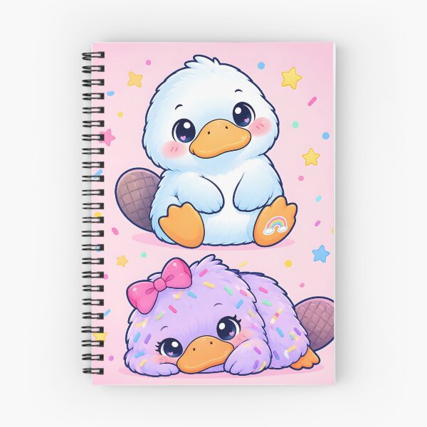 Item preview, Adorable Kawaii Duck Platypus with Rainbows designed and sold by Pure Craft.