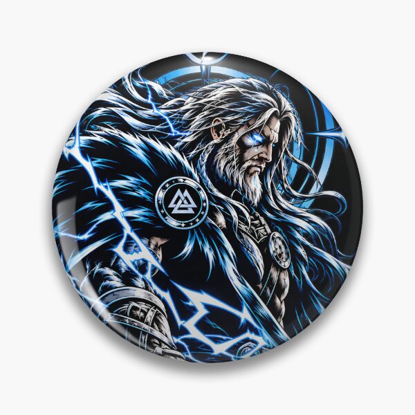 Item preview, Thor Norse God Thunder Lightning Mjolnir designed and sold by QubekShop.