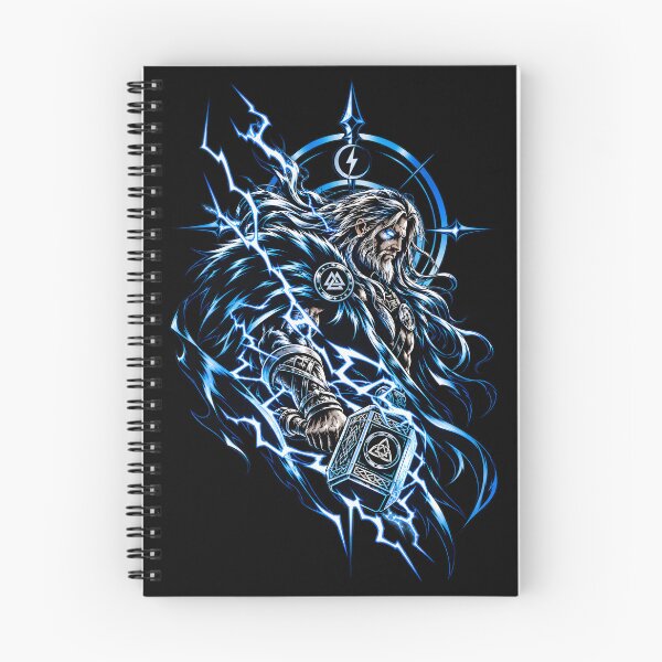 Item preview, Thor Norse God Thunder Lightning Mjolnir designed and sold by QubekShop.