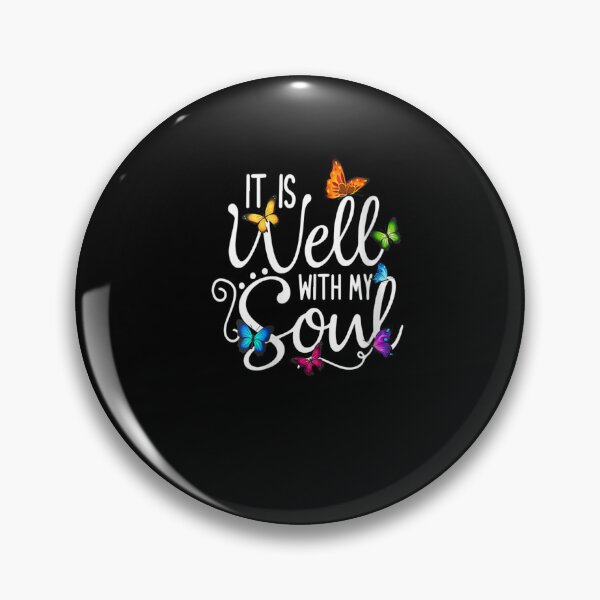 Item preview, It Is Well With My Soul Butterfly Christian Faith designed and sold by BuncoHearas.