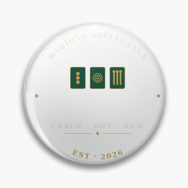 Item preview, Mahjong Social Club Shirt, Vintage Badge Mahjong Player Gift designed and sold by thestevebro.