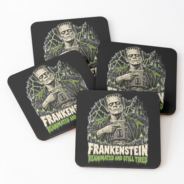 Item preview, Frankenstein Reanimated And Still Tired designed and sold by CerealBoxInk.