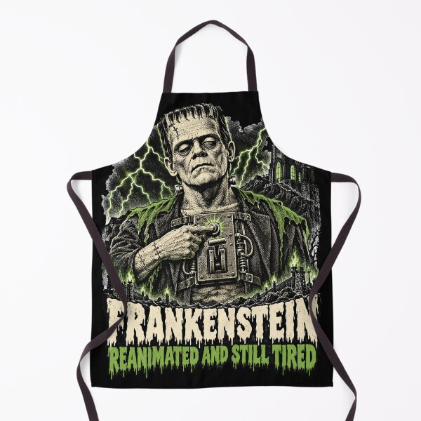 Item preview, Frankenstein Reanimated And Still Tired designed and sold by CerealBoxInk.