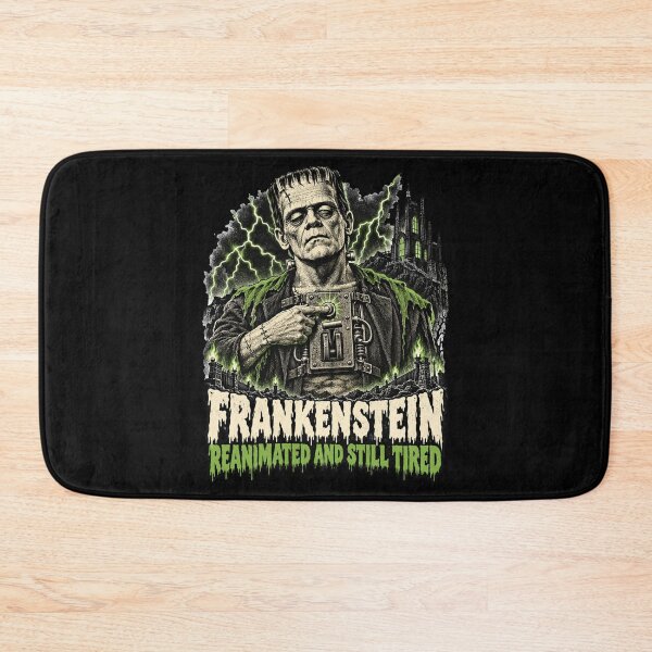 Item preview, Frankenstein Reanimated And Still Tired designed and sold by CerealBoxInk.