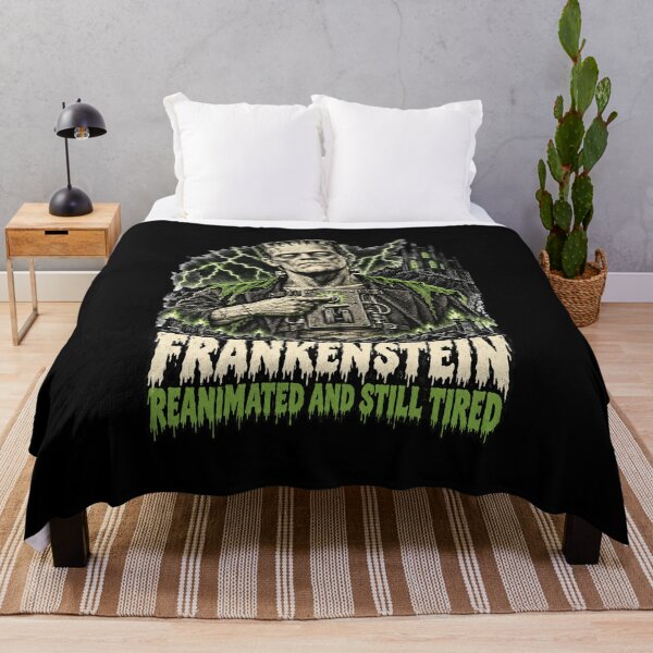Item preview, Frankenstein Reanimated And Still Tired designed and sold by CerealBoxInk.