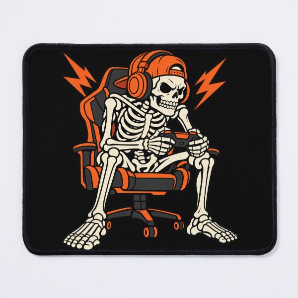 Item preview, Skeleton Gamer Playing Video Games Funny Gaming designed and sold by Kladhadredo.