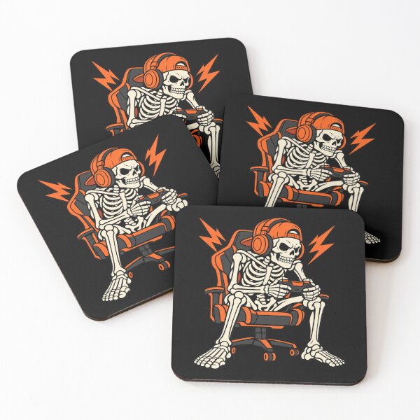 Item preview, Skeleton Gamer Playing Video Games Funny Gaming designed and sold by Kladhadredo.