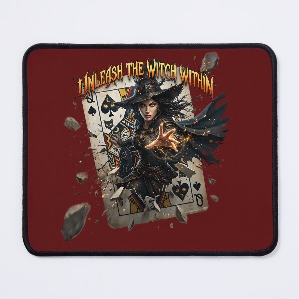 Item preview, Unleash the Witch Within Playing Card Queen Magic Dark Fantasy Art designed and sold by BrainConstip.