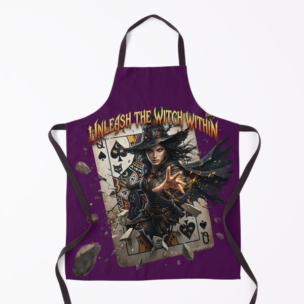 Item preview, Unleash the Witch Within Playing Card Queen Magic Dark Fantasy Art designed and sold by BrainConstip.