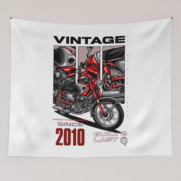 Item preview, Vintage Motorcycle Bikers Motorbike Birthday 2010 designed and sold by JRRTs.
