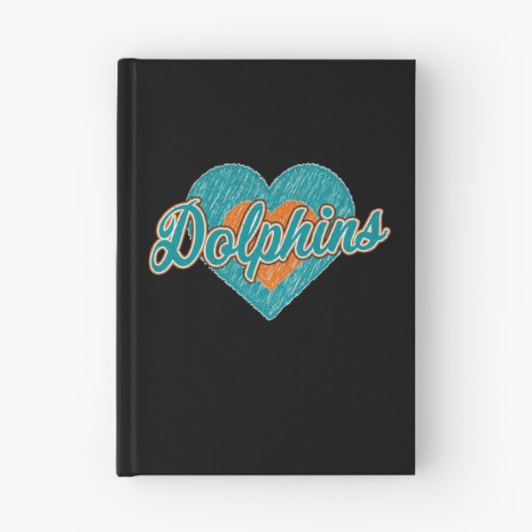 Item preview, Vintage Dolphins Hearts Distressed Football Fan Team Spirit designed and sold by RockTheFeal.