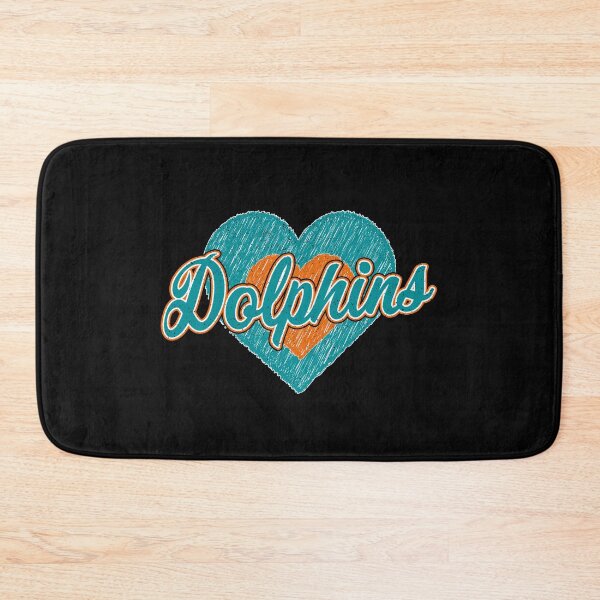 Item preview, Vintage Dolphins Hearts Distressed Football Fan Team Spirit designed and sold by RockTheFeal.