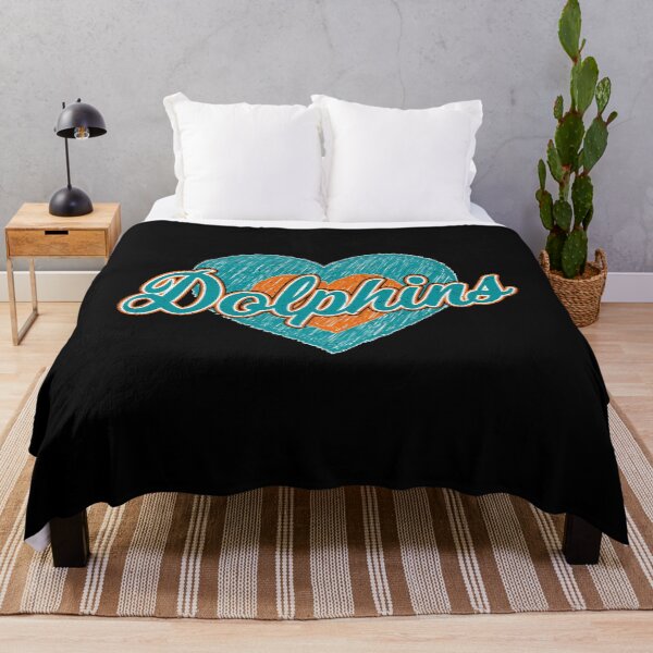 Item preview, Vintage Dolphins Hearts Distressed Football Fan Team Spirit designed and sold by RockTheFeal.