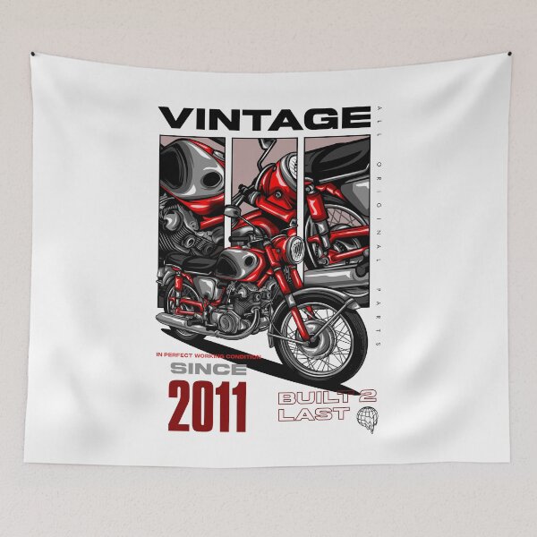 Item preview, Vintage Motorcycle Bikers Motorbike Birthday 2011 designed and sold by JRRTs.
