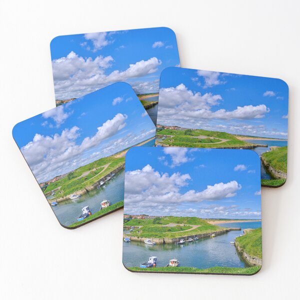 Item preview, Picturesque Seaton Sluice Harbour at high tide designed and sold by Violaman.