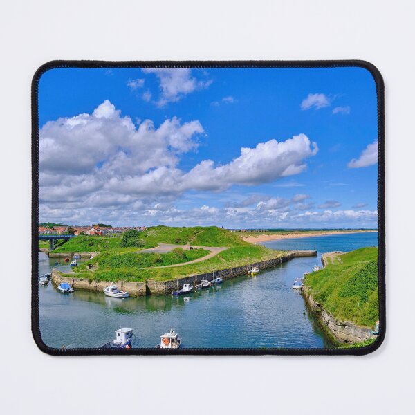 Item preview, Picturesque Seaton Sluice Harbour at high tide designed and sold by Violaman.