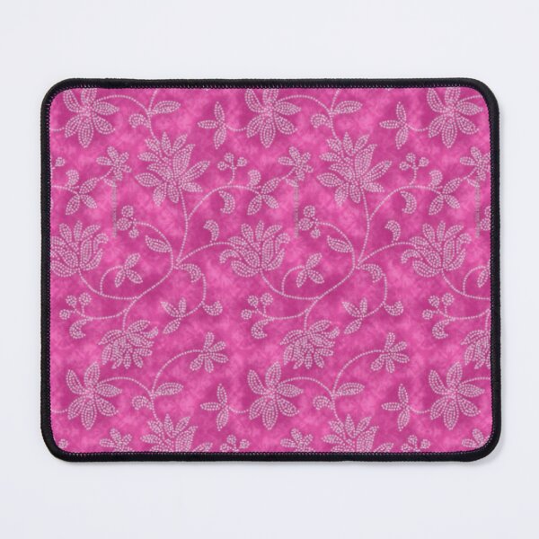 Item preview, Pink Floral Tie Dye Pattern – Boho Batik Dotted Flower Design designed and sold by Kruti Collection.
