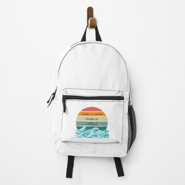 Item preview, Changes In Latitude Changes In Attitude  Retro Sunset Wave Art designed and sold by justina-gooding.