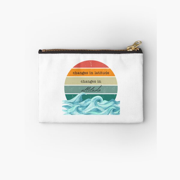 Item preview, Changes In Latitude Changes In Attitude  Retro Sunset Wave Art designed and sold by justina-gooding.