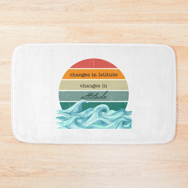 Item preview, Changes In Latitude Changes In Attitude  Retro Sunset Wave Art designed and sold by justina-gooding.