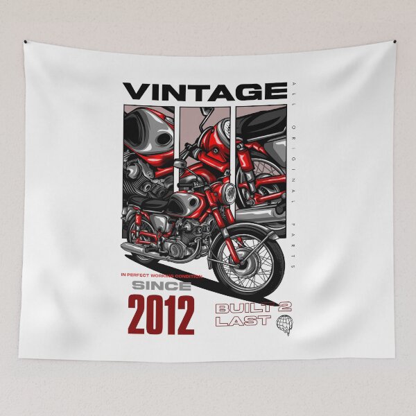 Item preview, Vintage Motorcycle Bikers Motorbike Birthday 2012 designed and sold by JRRTs.
