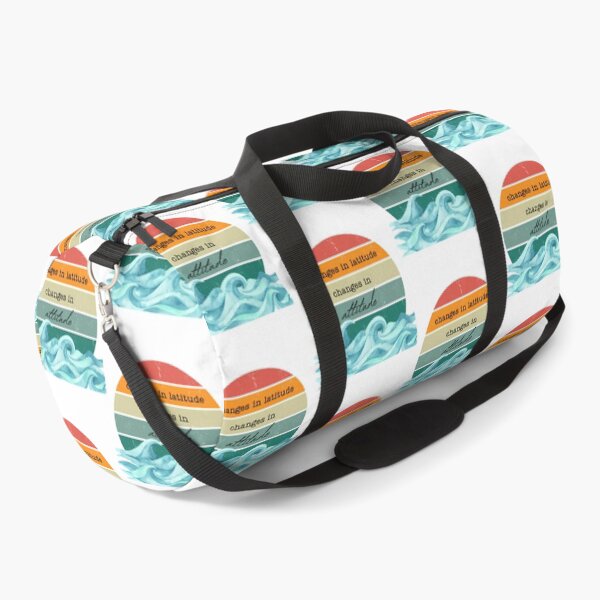 Item preview, Changes In Latitude Changes In Attitude  Retro Sunset Wave Art designed and sold by justina-gooding.