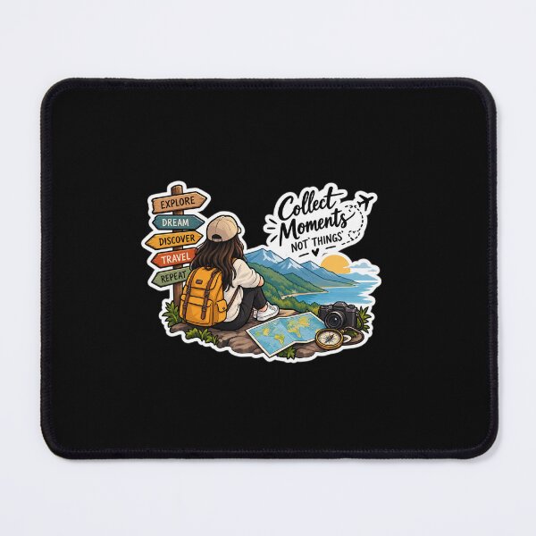 Item preview, Collect Moments, Not Things – Inspirational Travel & Life Quote designed and sold by Art-Lab1.