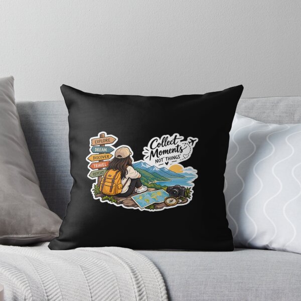 Item preview, Collect Moments, Not Things – Inspirational Travel & Life Quote designed and sold by Art-Lab1.
