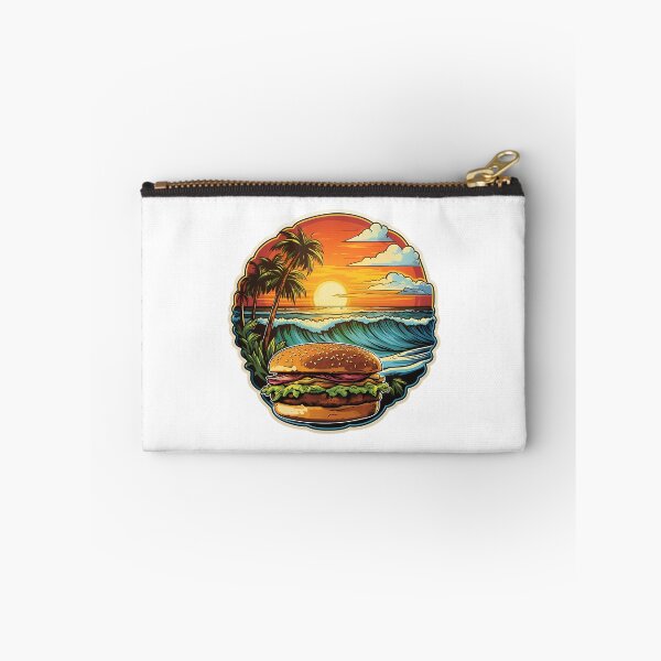 Item preview, Cheeseburger Paradise Tropical Fun Sticker designed and sold by justina-gooding.