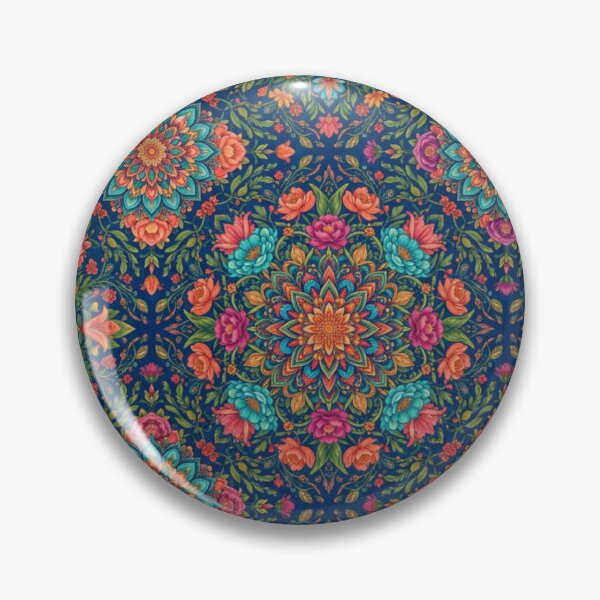 Item preview, Ornate Floral Kaleidoscope Seamless Pattern designed and sold by adlkh.