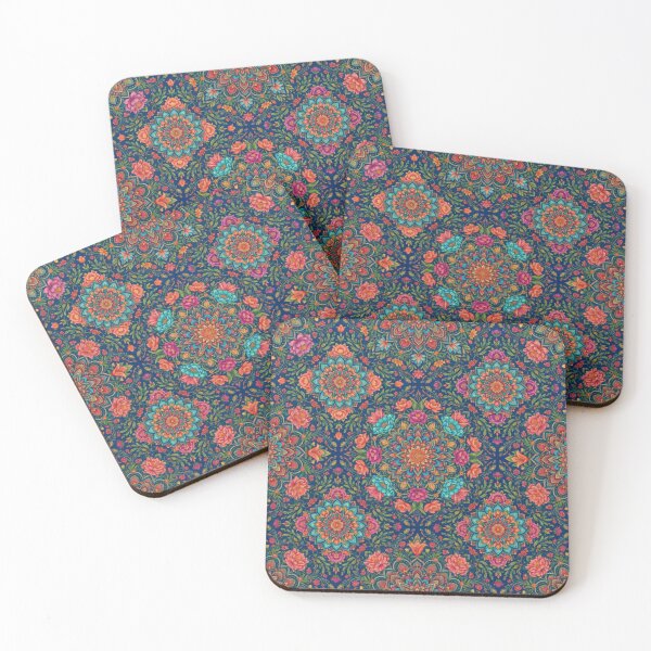 Item preview, Ornate Floral Kaleidoscope Seamless Pattern designed and sold by adlkh.