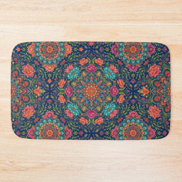 Item preview, Ornate Floral Kaleidoscope Seamless Pattern designed and sold by adlkh.
