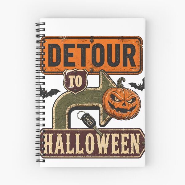 Item preview, Detour To Halloween Spooky Road Sign Direction designed and sold by BernoNickel.