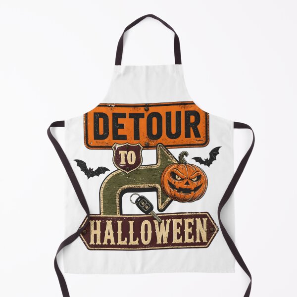 Item preview, Detour To Halloween Spooky Road Sign Direction designed and sold by BernoNickel.
