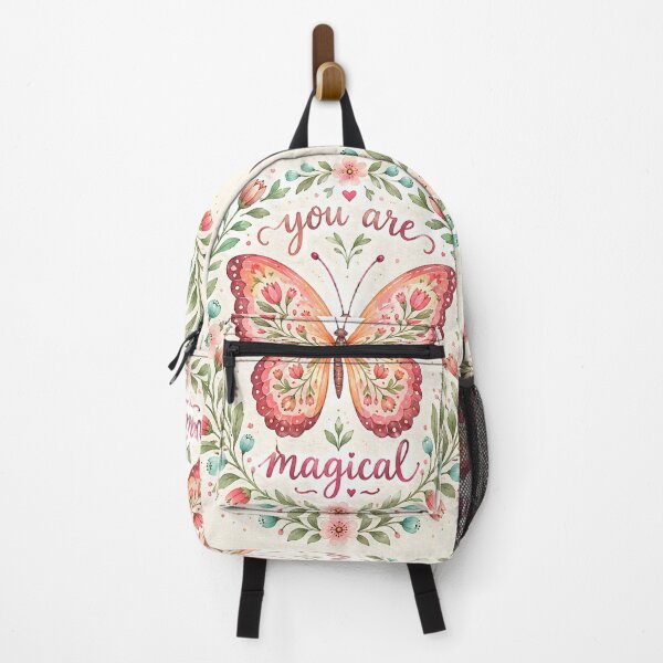 Item preview, You Are Magical Floral Butterfly Illustration designed and sold by Pure Craft.