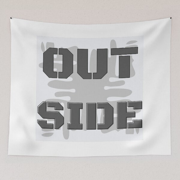 Item preview, OUT SIDE Bold Stencil Graffiti Art designed and sold by SMinimalist613.