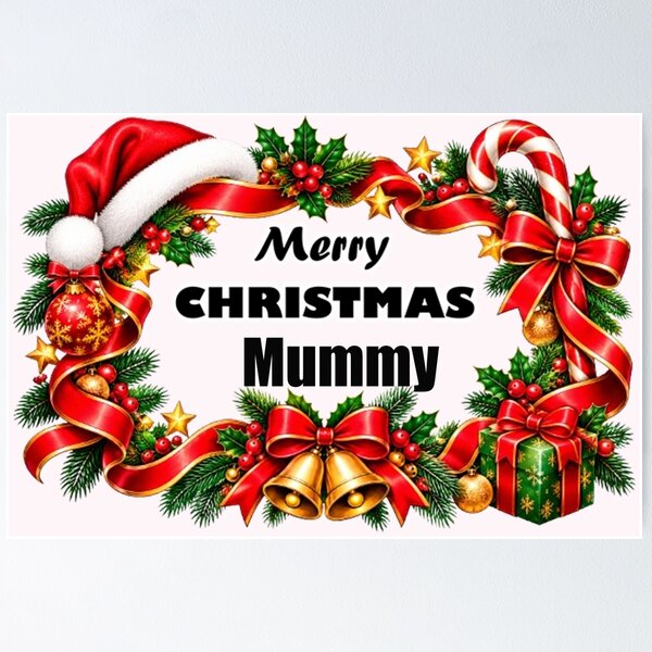 Item preview, Merry Christmas Mummy Gift Christmas Design designed and sold by annenambiro.