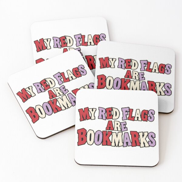 Item preview, My Red Flags Are Bookmarks - Book Lover designed and sold by mmromance.