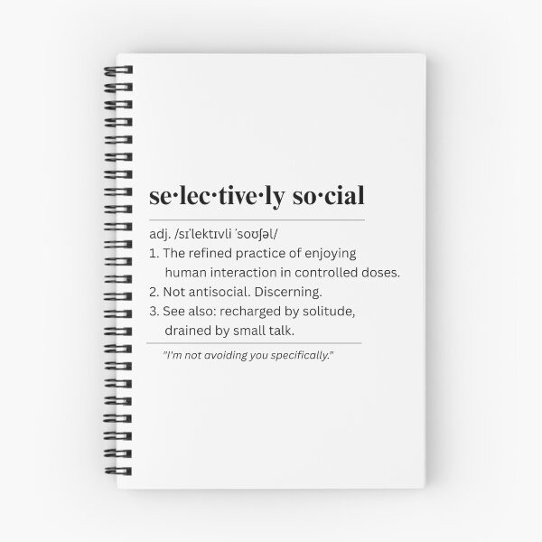 Item preview, Not Antisocial Selectively Social Introvert designed and sold by fadilow.