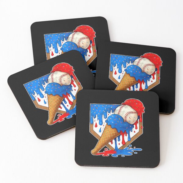 Item preview, Distressed Baseball Boys Ice Cream Drip Baseball Boys Youth designed and sold by snailslowdance.