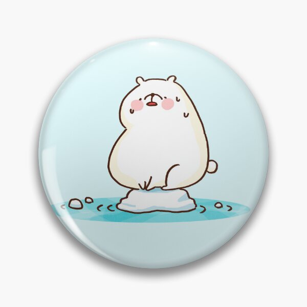Item preview, Sweaty Polar Bear on Melting Ice designed and sold by Chunu Doodles.