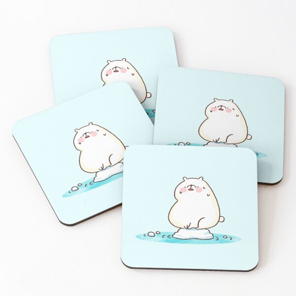 Item preview, Sweaty Polar Bear on Melting Ice designed and sold by Chunu Doodles.