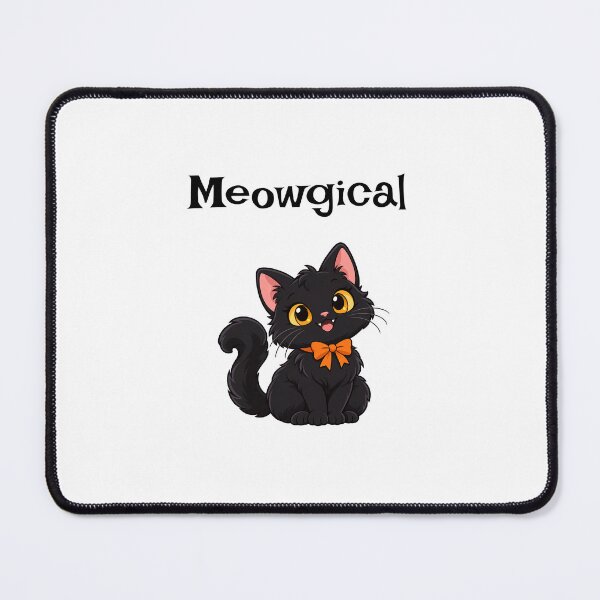 Item preview, Cute Halloween Black Cat - meow designed and sold by t-patterns.