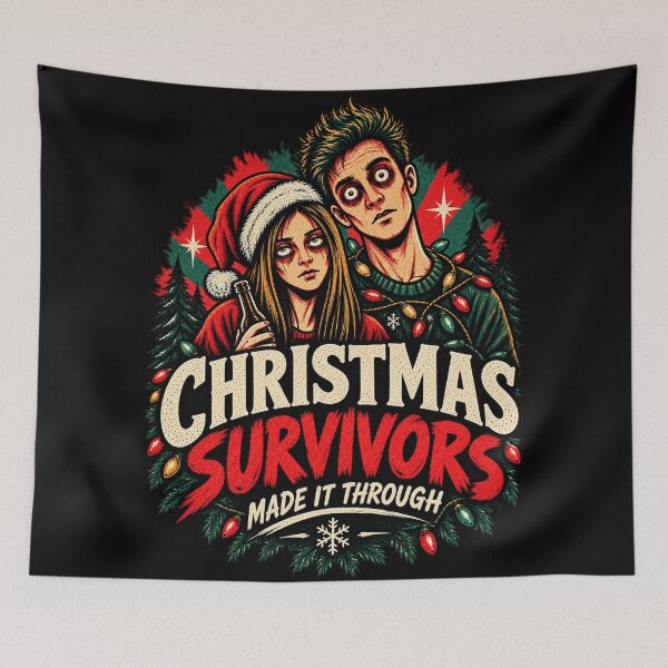 Item preview, Retro Christmas Horror Survivors designed and sold by MariDonna.