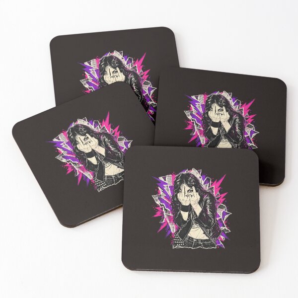 Item preview, Joan-Jett Giving The Middle Finger Punk Rock Rebel Graphic designed and sold by DYALEEZ-XCR.